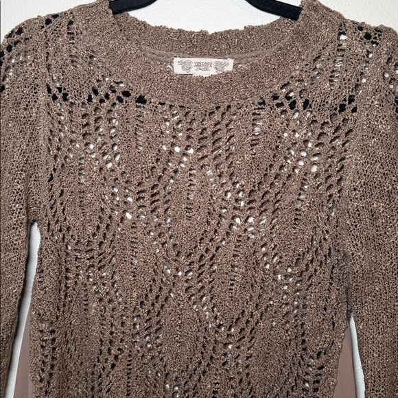 Y2K American Vintage Flowy Boho Fairy Grunge Knit Top - Picture 3 of 4